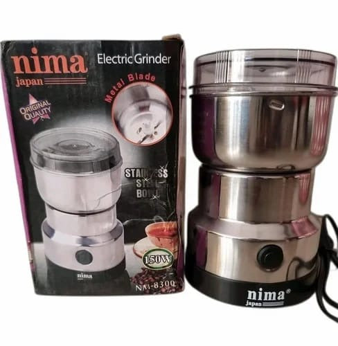 Premium Multifunctional Electric Grinder – Heavy-Duty Stainless Steel Portable Masala, Coffee & Dry Food Mixer