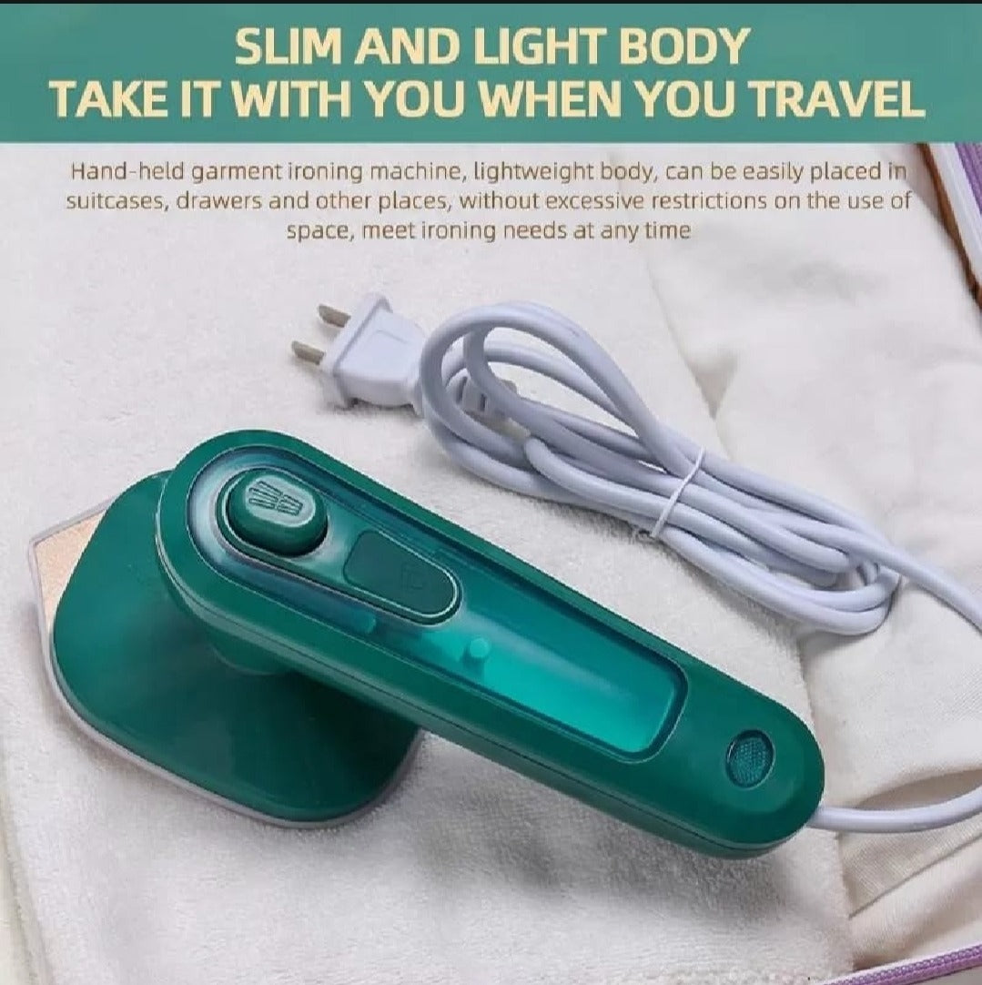 Portable Micro Steam Iron | Handheld Garment Steamer with Quick Heat-Up for Clothes
