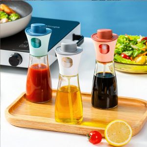 Oil Spray Dispenser for Cooking – 170ml Refillable Mist Bottle for BBQ, Baking, Frying & Salads (Random Color)
