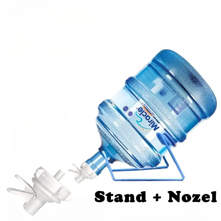 19L Water Bottle Stand with Nozzle & Stopper | Durable Heavy-Duty Dispenser for Home & Office Use
