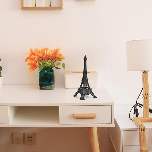 7-Inch Eiffel Tower Decorative Statue – Premium Bronze Alloy Paris Landmark Model for Home & Office